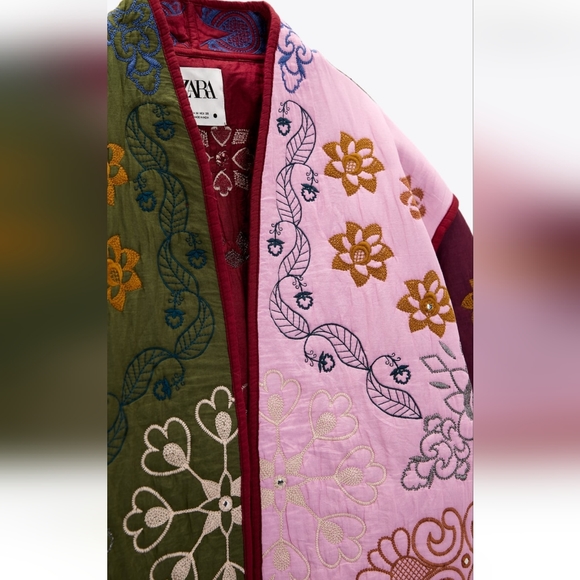 NWT Zara Embroidered Jacket - Picture 5 of 13